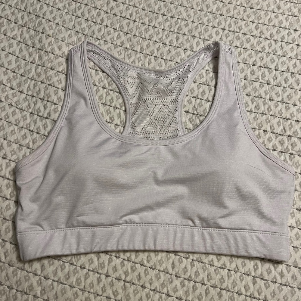 Zyia White Bomber Bra